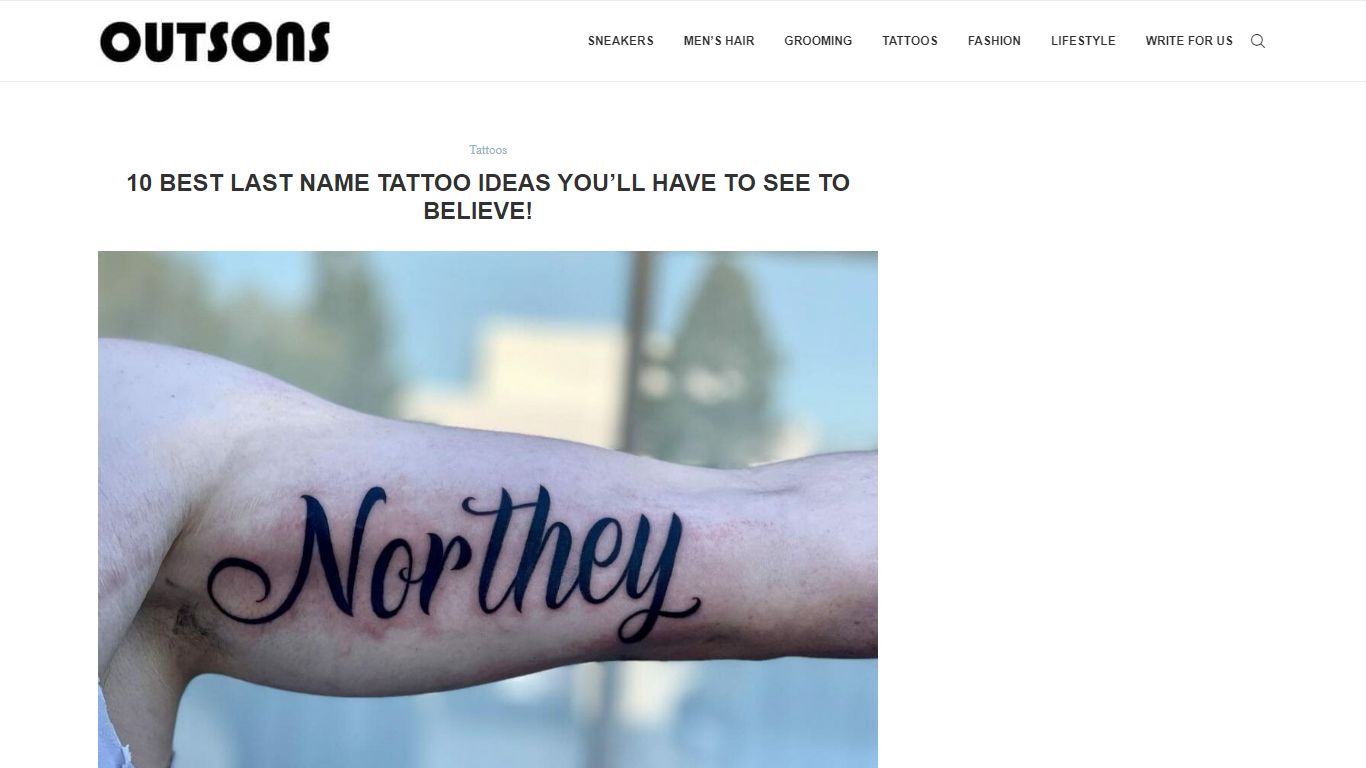 10 Best Last Name Tattoo Ideas You’ll Have To See To Believe!